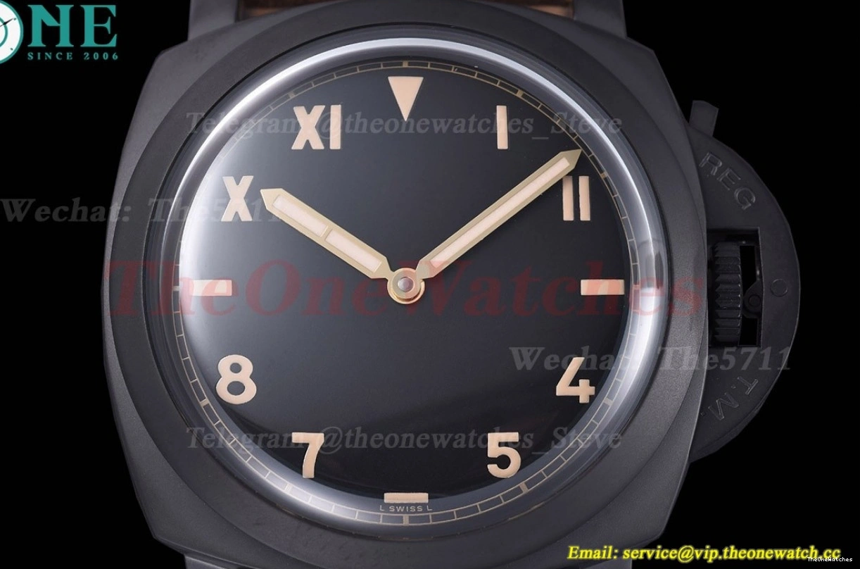 A6497 Black Pam629 LE Luminor DLC 47mm HWF Dial 0428